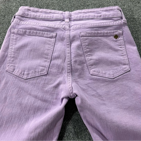 Kate Spade New York Broome Street “Play Hooky” Lavender Skinny Jeans Size 28 - Picture 8 of 15